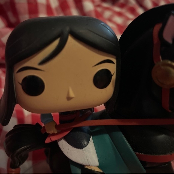 Mulan Riding Khan #76 Funko Pop Rides Vinyl Figure Loose No Box - Picture 4 of 10